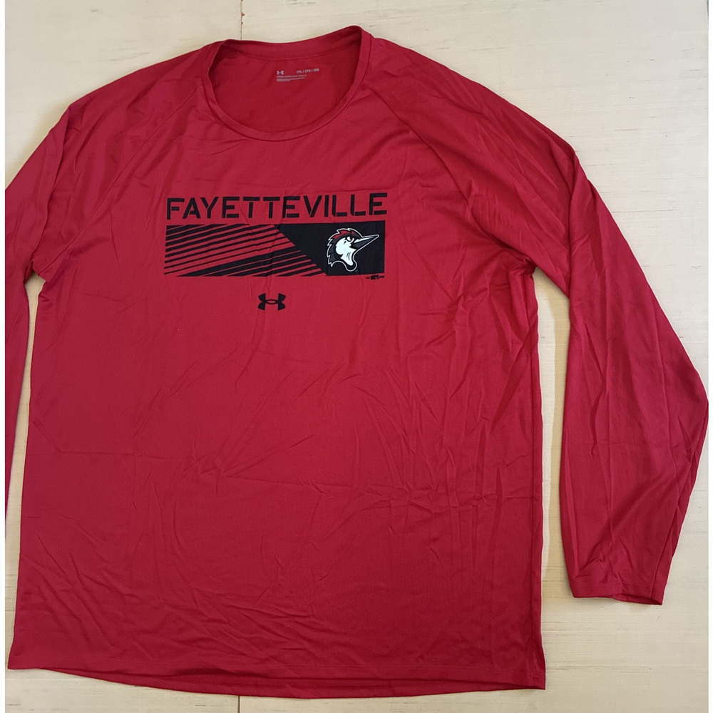 Under Armour Men's Size 3XL MiLB Fayetteville Woodpeckers Long Sleeve T-Shirt - Picture 8 of 11
